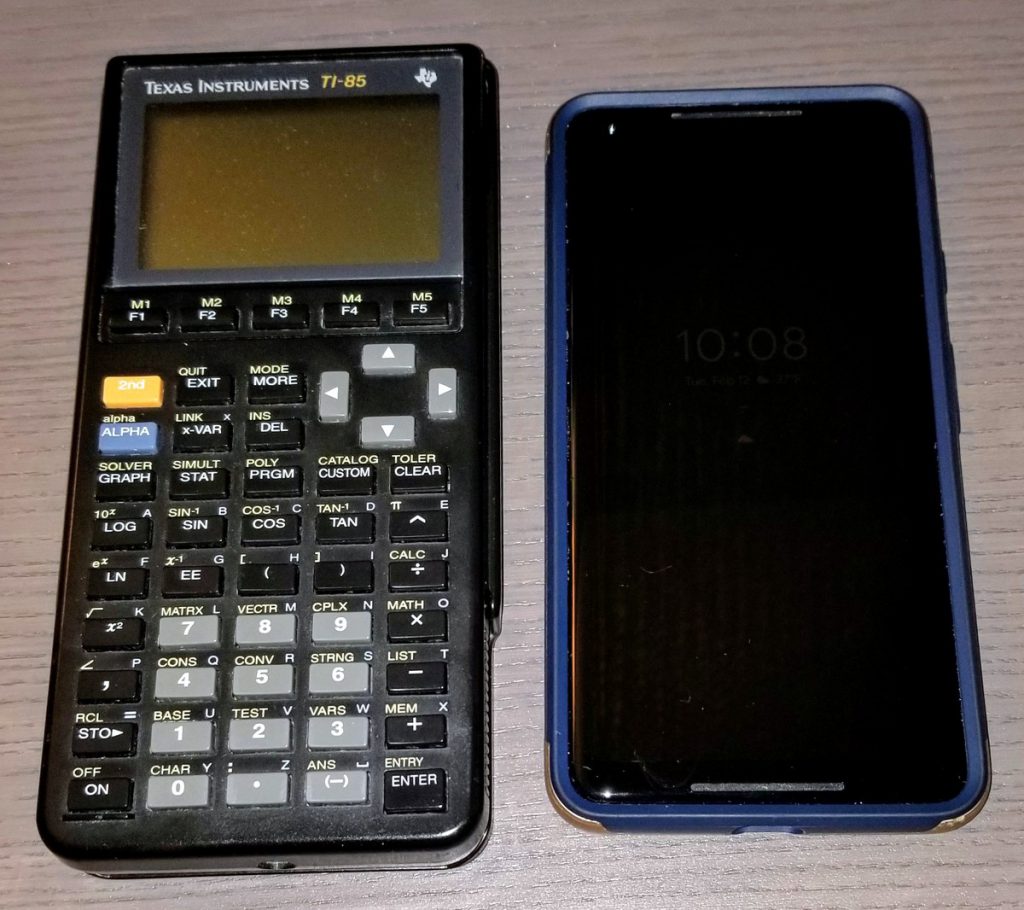 Programming a TI85 Graphing Calculator Revisting the 1990’s TIBASIC