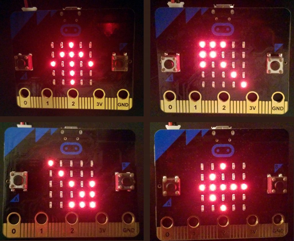 Microbit Simple Compass Circuits and Code